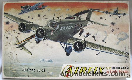 Airfix 1/72 Junkers Ju-52 - Craftmaster Issue, 1507-150 plastic model kit